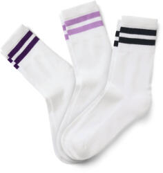 Tchibo - 3 pár zokni - nő - méret 35-38 - fehér