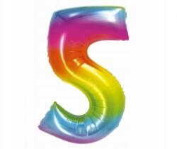 GoDan Fólia lufi 5-ös szám - szivárványos, 76 cm, Smart