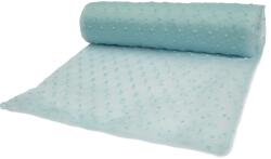 Orient Fashion Hímzett organza pöttyökkel, No. 13 Égszínkék, 1/2 méter (Organza_Kropki Nr_13_Błękit 0,5)