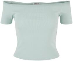 Urban Classics Női bordázott organikus váll nélküli felső 3XL zöld