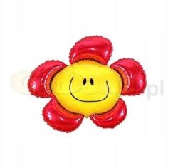 Flexmetal Fólia lufi Virág 14 hüvelyk - piros