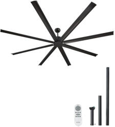 VEVOR Mennyezeti ventilátor 243 cm világítás nélkül maximális teljesítmény, csendes működés (WDDS96INCHLYEHDBVV7)