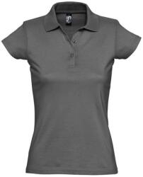 SOL'S Női Prescott Jersey póló pólóing S szürke