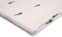 Orient Fashion Nyomtatott muszlin, pamut, Répa mintás 1/2 méter (Muślin druk)