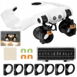  Nagyító Szemüveg 2 Led 25X NAGYÍTÓ14 Lencse