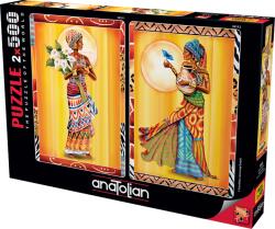 Anatolian Пъзел Anatolian - Жените на Африка, 2 х 500 части (P3619)