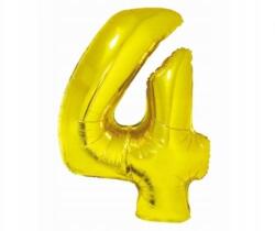 GoDan Fólia lufi 4-es szám - arany, 76 cm, Smart kollekció