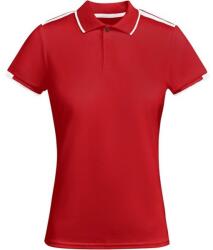 ROLY Női Tamil rövid ujjú sportpóló póló L fehér|színes|vörös