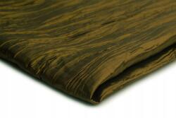 Orient Fashion Tafta kreppelt anyag, Nr 24, Zöldesbarna, 1/2 méter (Tafta_kreszowana Nr_24_Zgniła_zieleń 0,5)
