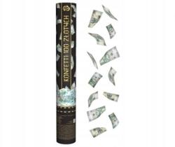 GoDan Konfetti pneumatikus bankjegy 40 cm tubus - arany színű, 1 db