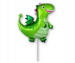 Flexmetal Fólia lufi, zöld sárkány, 14 hüvelyk - 1 db