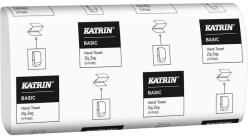 KATRIN Kéztörlő hajtogatott V KATRIN Zig Zag Natural 1 rétegű natúr 23x23 cm 250 lap 20 csomag/karton (100669)