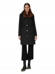 s.Oliver Fekete Gombos Női Kabát Gyapjúval 38 Jyd