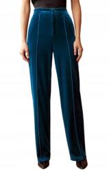 Shein Elegáns Női Velúr Nadrág Kék Xs 1DI