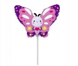 Flexmetal Fólia lufi Pillangó Flexmetal Sl - rózsaszín, 14