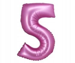 GoDan Fólia lufi 5-ös szám, szatén rózsaszín, 76 cm - 1 db, Beauty&Charm