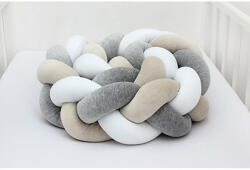 Scamp Plüss rácsvédő fonott 180cm Fehér-Szürke-Bézs RFT004 180CM