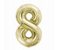 GoDan Fólia lufi 8-as szám - pezsgőszínű, 85 cm, Beauty&Charm