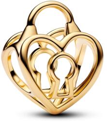 Pandora Áttört szív lakat charm - 764358C00 (764358C00)