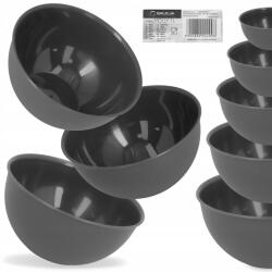 Galicja Miska Műanyag 1 l Tálka Snack-ekhez Gyümölcs Tál Salátához Élelmiszer Jg (8274_ANTRACYT)