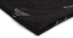Orient Fashion Tafta hímzett pillangókkal, No. 5, fekete, 1/2 méter (Tafta_Haftowany Motylki_5_Czarny 0,5)