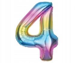 GoDan Fólia lufi 4-es szám - szivárványos, 85 cm