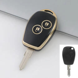  Vauxhall 2 gombos TPU tok fekete arany (TRE008AFK)