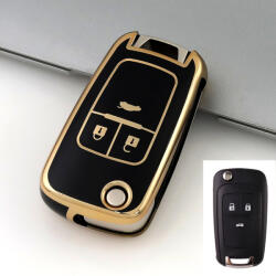  Vauxhall 3 gombos bicskakulcs TPU tok fekete arany (TOP032AFK)