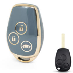  Renault 3 gombos TPU tok kék arany (TRE010AKE)