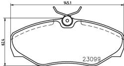 MINTEX Fékbetét készlet MINTEX MDB2159 for OPEL, RENAULT, NISSAN, VAUXHALL (MDB2159)