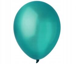  Smaragdzöld metál Lufik 9 hüvelyk 100 db - Smaragdzöld