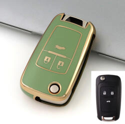  Opel 3 gombos bicskakulcs TPU tok zöld arany (TOP032AZO)