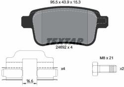 TEXTAR Fékbetét készlet TEXTAR 2469201 for RENAULT (2469201)