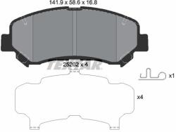 TEXTAR Fékbetét készlet TEXTAR 2520201 for NISSAN, SUZUKI, VENUCIA (2520201)