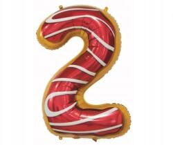 GoDan Fólia lufi pálcikán 1-es szám - rózsaszín, 13 cm - allegro - 450 Ft