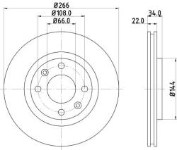 MINTEX féktárcsa MINTEX MDC1491C for PEUGEOT, CITROËN, OPEL, VAUXHALL, … (MDC1491C)
