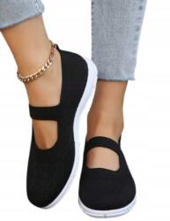 Shein Női Bebújós Tornacipő Fekete 37, 5 1DG (F6H6)