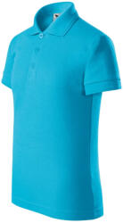 MALFINI 222 Malfini Pique Polo galléros gyerek póló türkiz - 158 cm/12 éves (2224407)
