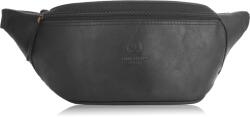 Paolo Peruzzi Bőr deréktáska Vintage T-89-HBL | fekete