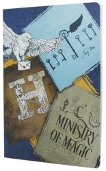  CBD6557 Paperblanks fűzött füzet, Moments of Magic, sima, A4, Harry Potter (CBD6557)