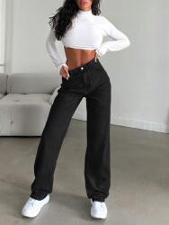 Shein HC41101 Shein Farmernadrág Széles Szárú Egyenes Szabású Magas Derék (50) XL