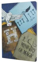  CBD6556 Paperblanks fűzött füzet, Moments of Magic, von. A4, Harry Potter (CBD6556)