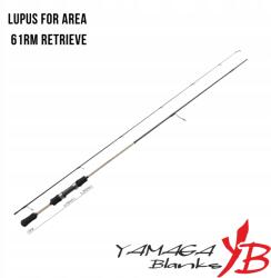 YAMAGA Blanks Pergető horgászbot Yamaga Blanks Lupus For Area 61RM Retrieve (4571584101781)