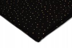 Orient Fashion Muszlin Pamut No. 12 Fekete arany pöttyökkel 1/2 méter (Muślin)