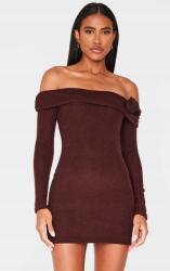 Prettylittlething FC33204 Prettylittlething Pulóver Ruha Mini Nyitott Vállú (50) L