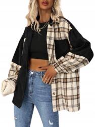 Shein Hosszú Ujjú Gombos Kockás Női Ing 36 1DF