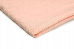 Orient Fashion Brokátos taft, Pungi, Lazacszín, 1/2 méter (Tafta_Brokat (Z-88)_1_Łosoś 0,5)