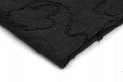 Orient Fashion Hímzett pamut anyag, fekete minta, 10-es számú, 1/2 méter (Bawełna_haftowana wzór_10_Czarny 0,5)