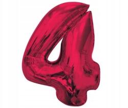 GoDan Fólia lufi 4-es szám - piros, 92 cm