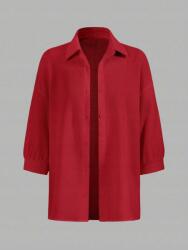 Shein IC84213 Shein Texturált Piros Ing (50) L